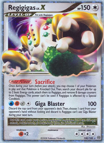 Regigigas LV. X card image