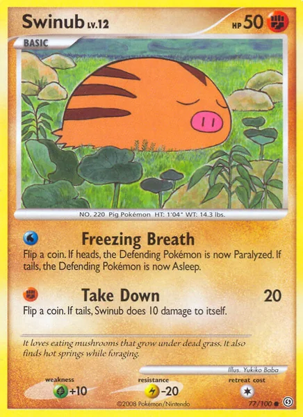 Swinub card image