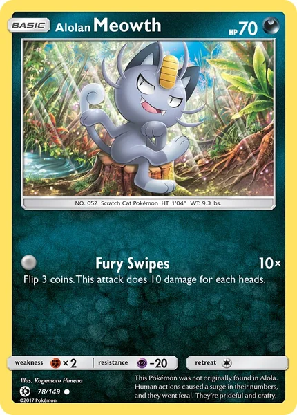 Alolan Meowth card image