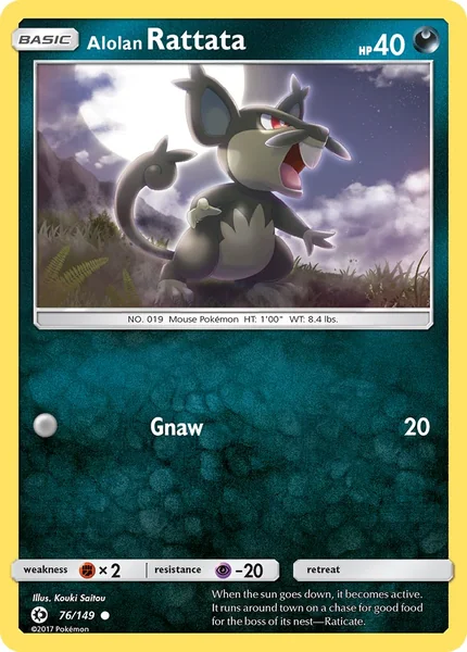 Alolan Rattata card image