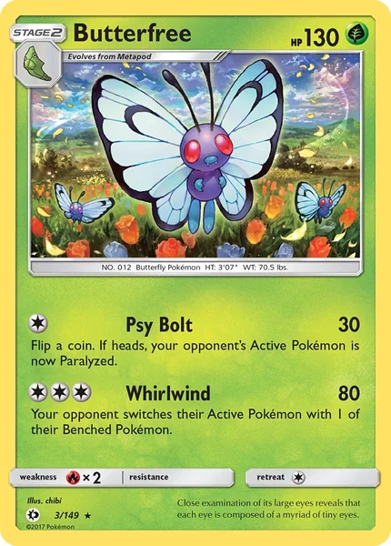 Butterfree card image