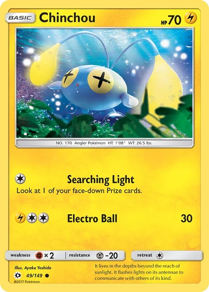 Chinchou card image