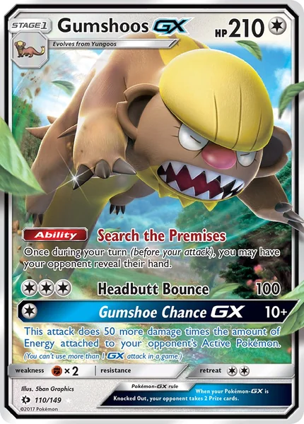 Gumshoos GX card image