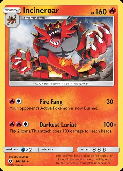 Incineroar card image