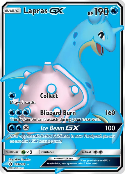 Lapras Gx card image