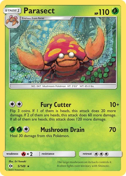 Parasect card image