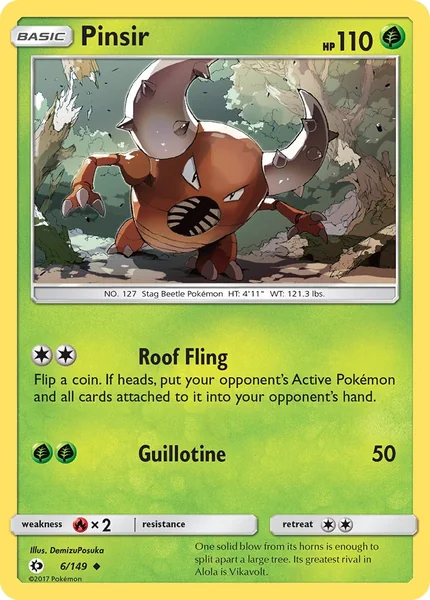 Pinsir card image