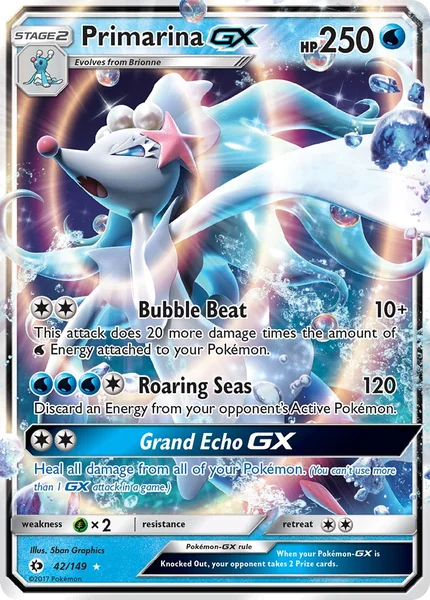 Primarina GX card image