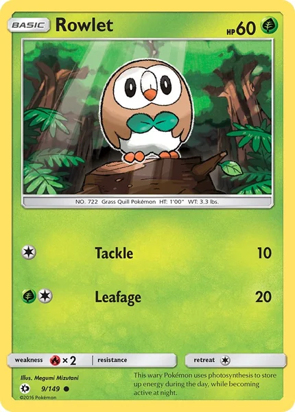 Rowlet card image