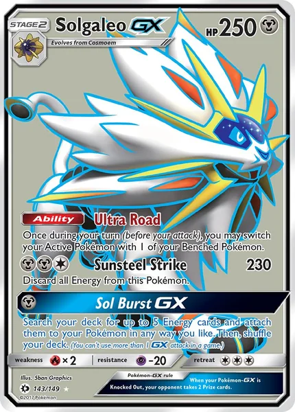 Solgaleo GX card image