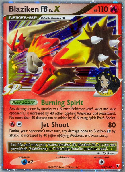 Blaziken FB LV. X card image