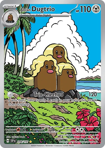 Alolan Dugtrio card image