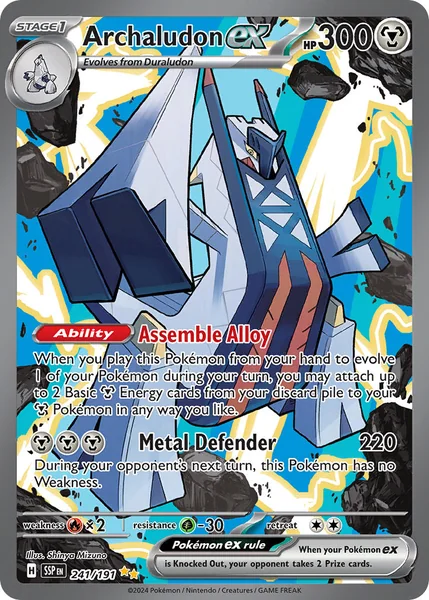 Archaludon ex card image