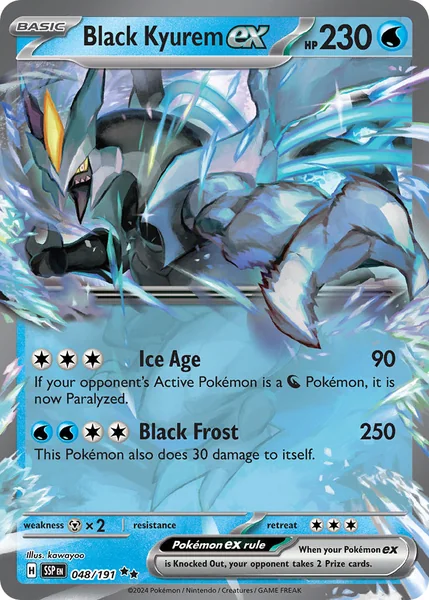 Black Kyurem ex card image