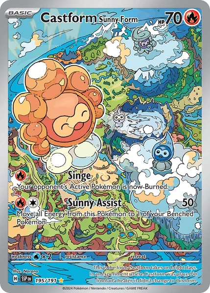 Castform Sunny Form card image