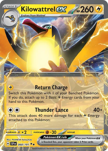 Kilowattrel ex card image