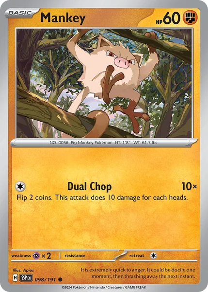 Mankey card image