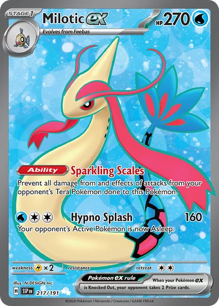 Milotic ex card image