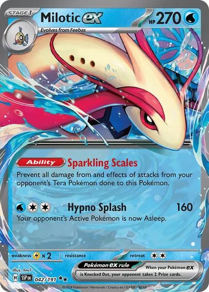 Milotic ex card image