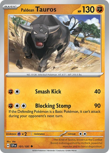 Paldean Tauros card image