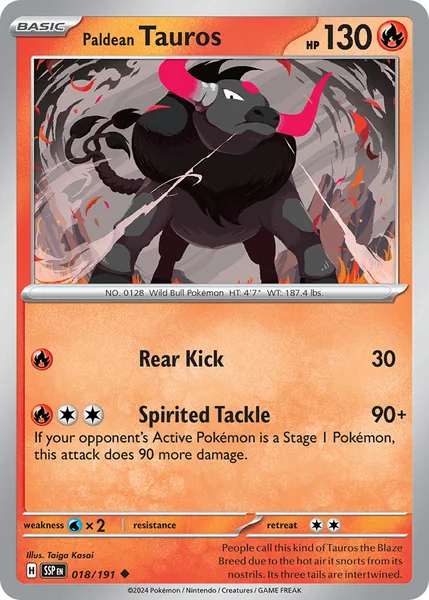 Paldean Tauros card image