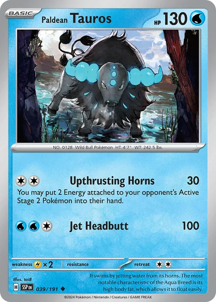 Paldean Tauros card image