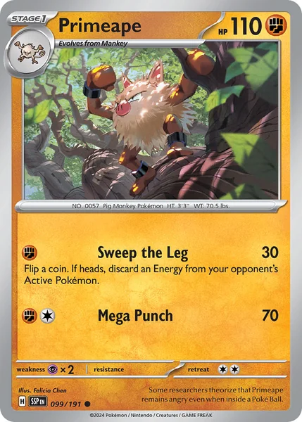 Primeape card image