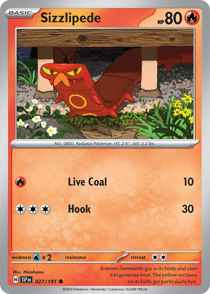 Sizzlipede card image