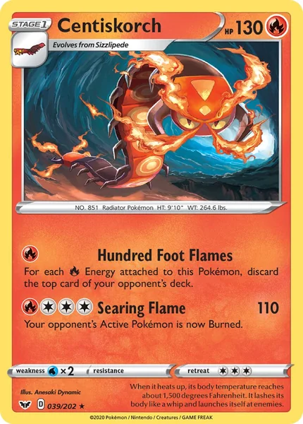 Centiskorch card image