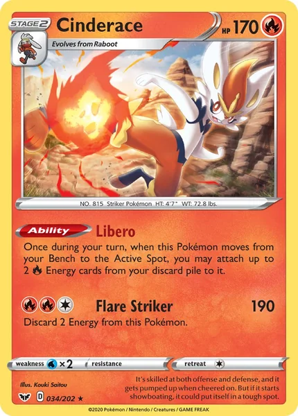 Cinderace card image