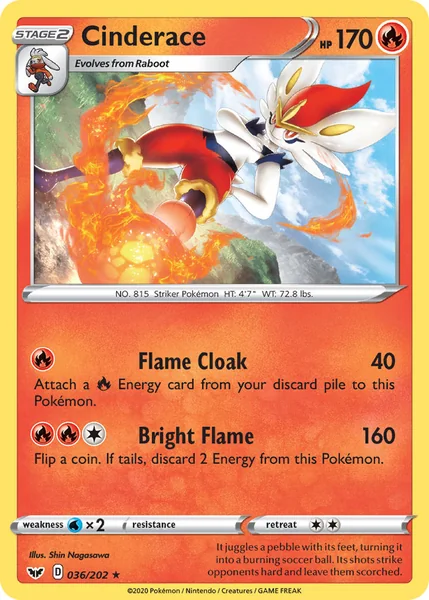 Cinderace card image