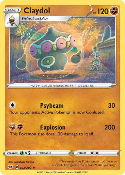Claydol card image
