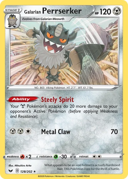 Galarian Perrserker card image