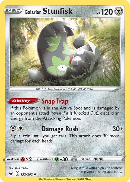 Galarian Stunfisk card image