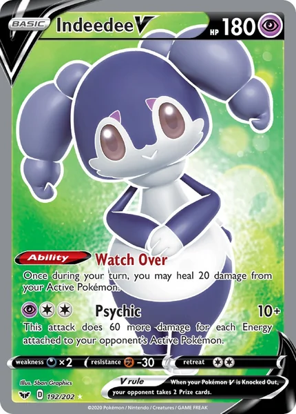 Indeedee V card image