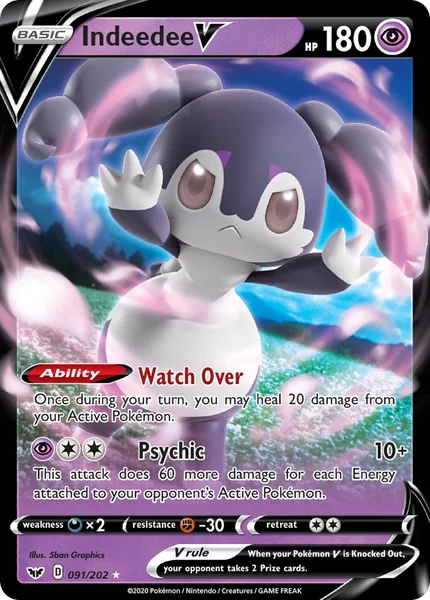 Indeedee V card image