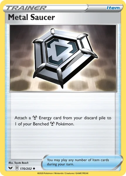 Metal Saucer card image