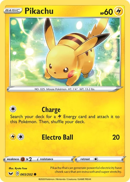 Pikachu card image
