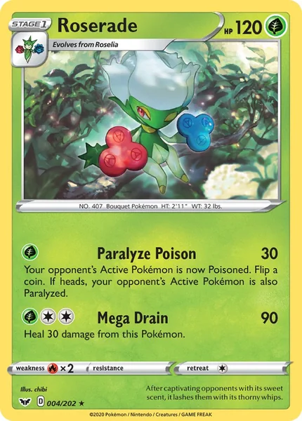 Roserade card image