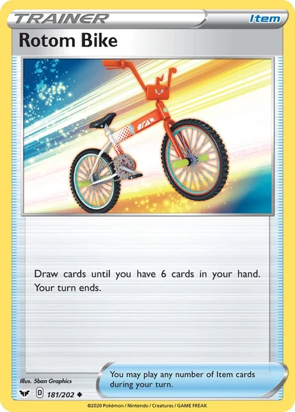 Rotom Bike card image