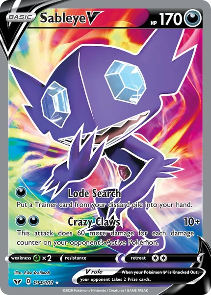 Sableye V card image
