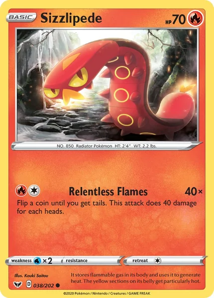 Sizzlipede card image