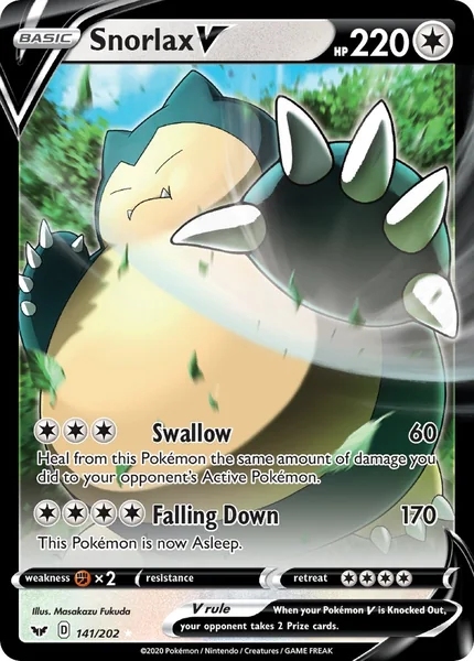 Snorlax V card image
