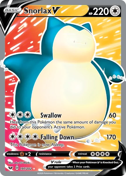 Snorlax V card image