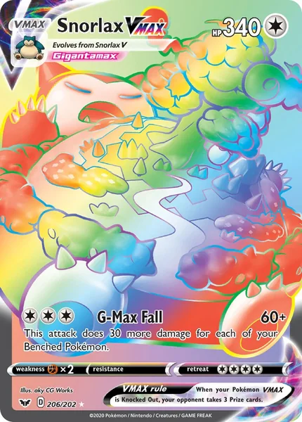 Snorlax VMax card image