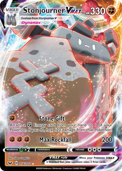 Stonjourner Vmax card image