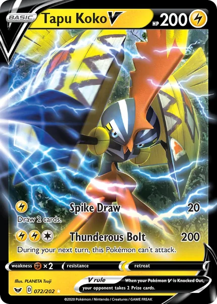 Tapu Koko V card image