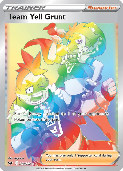 Team Yell Grunt card image
