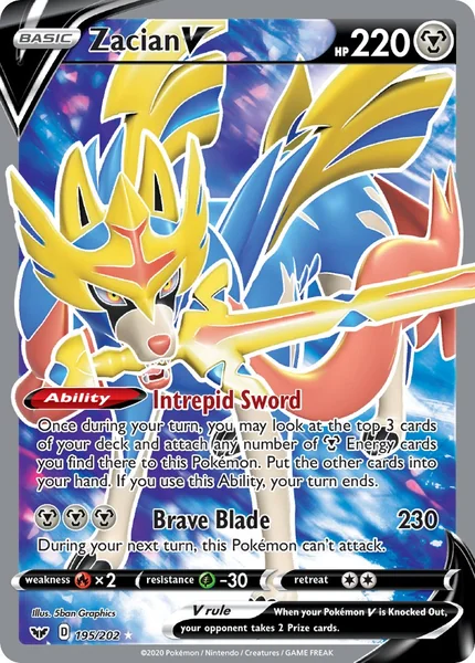 Zacian V card image