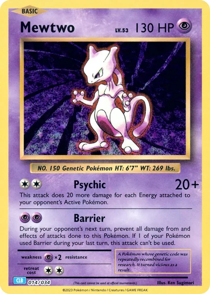 Mewtwo card image